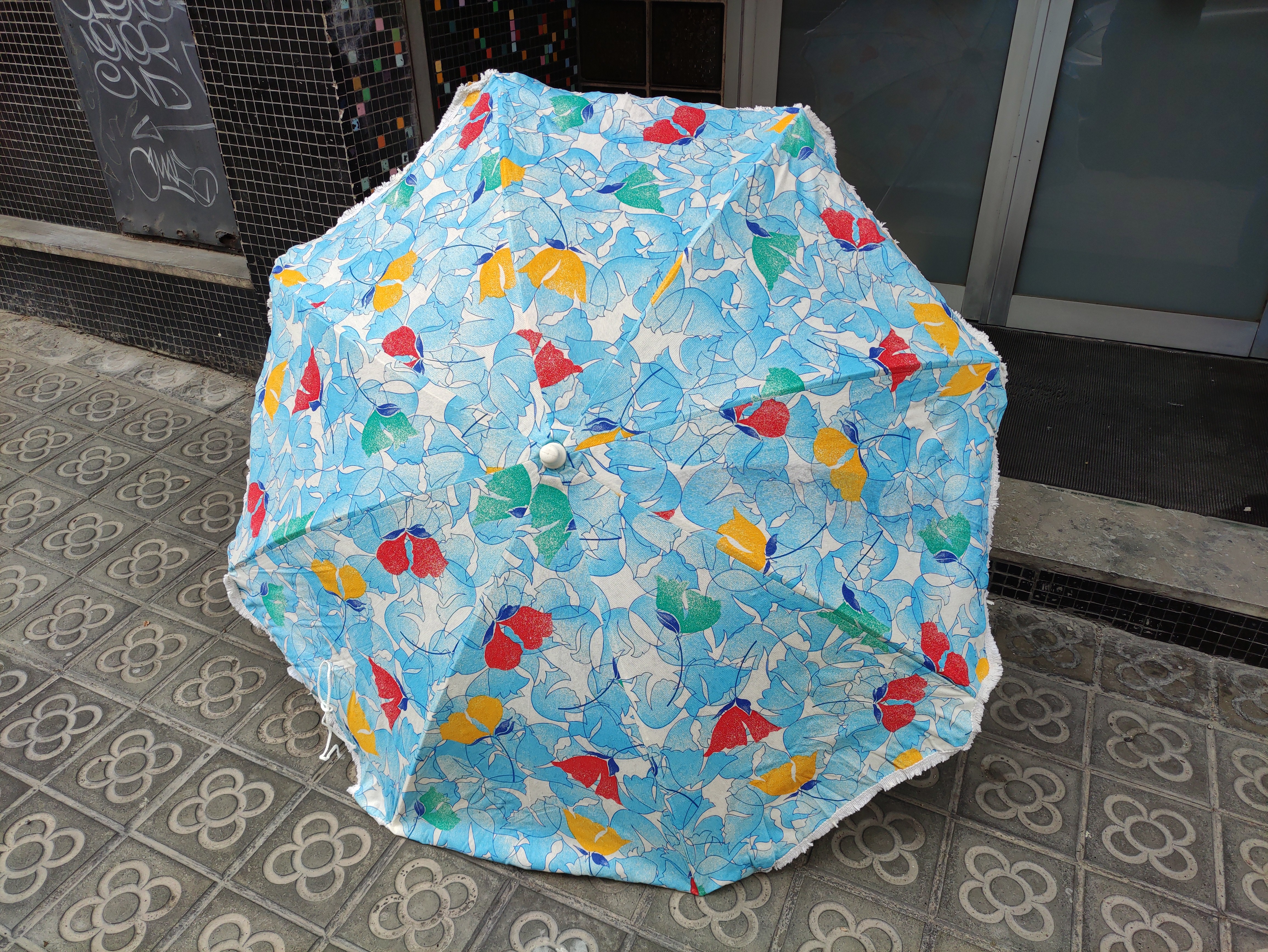 sombrilla estampada playa picnic o130-150 consultar